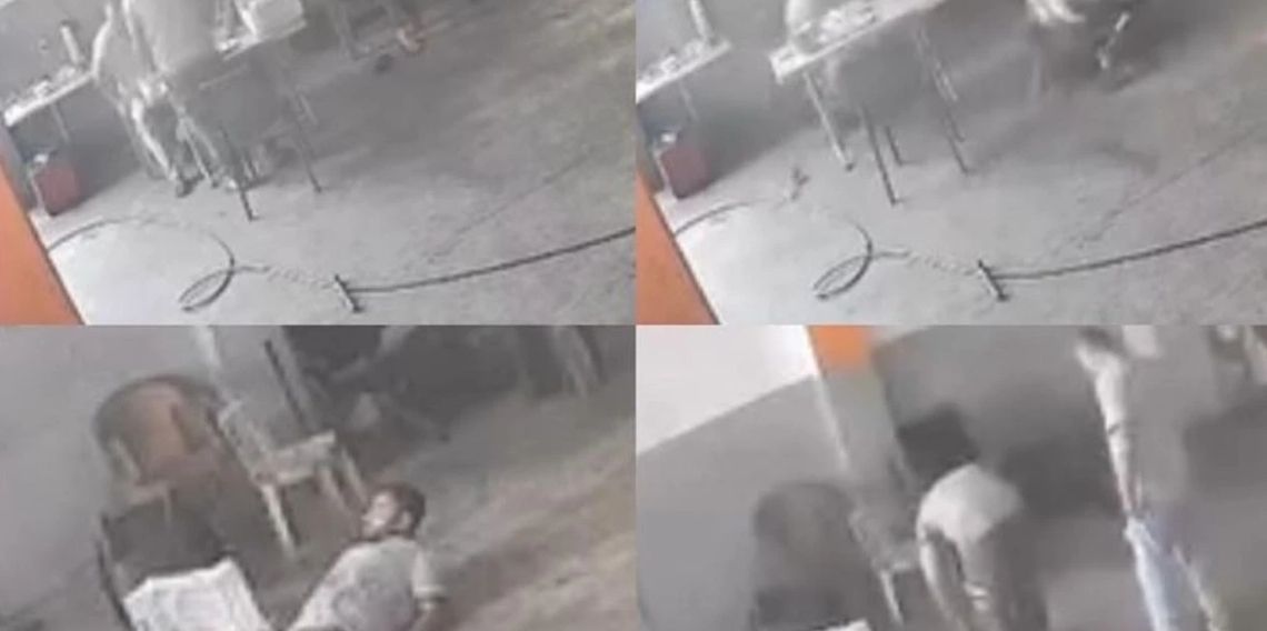 Kadın kılığına giren katilin işlediği cinayet kamerada