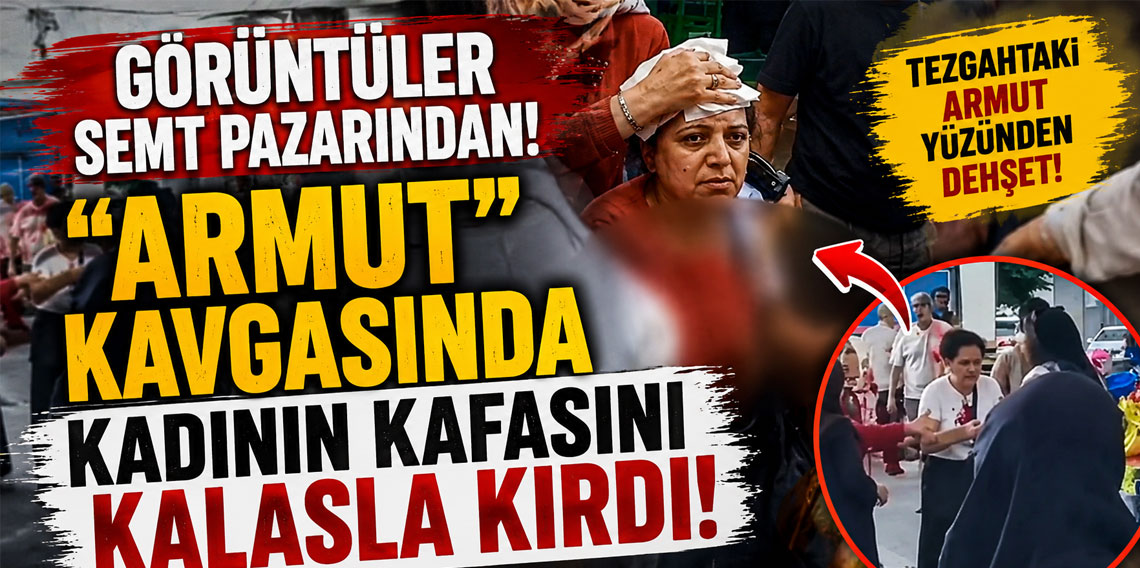 Görüntüler semt pazarından! 