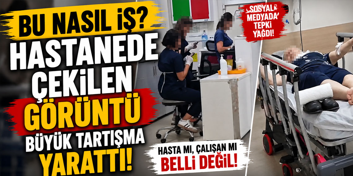 Bu nasıl iş? Hastanede çekilen görüntü büyük tartışma yarattı!