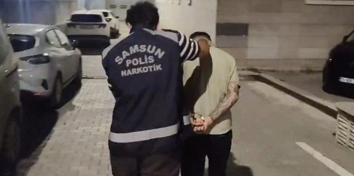 Samsun'da 12 Yıl 6 Ay Hapis Cezası Bulunan Uyuşturucu Hükümlüsü Yakalandı