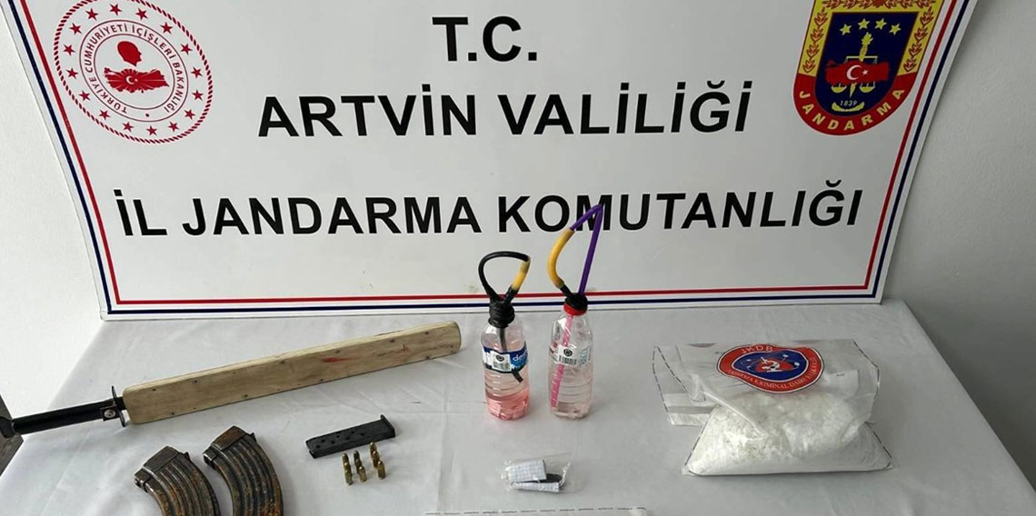 Artvin'de uyuşturucu operasyonunda 1 şüpheli tutuklandı