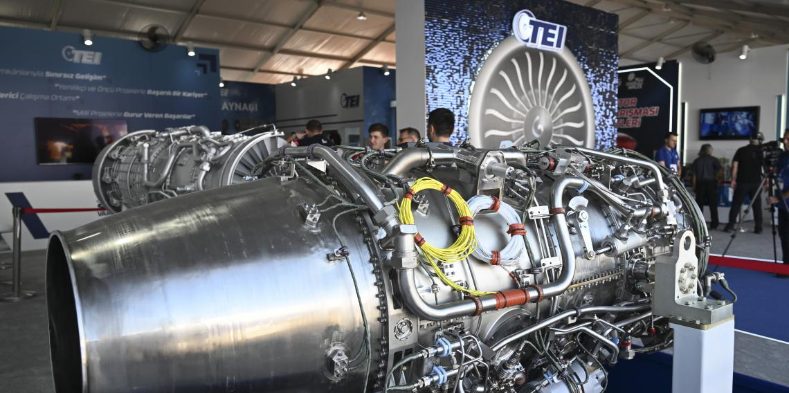 Türkiye'nin ilk milli turbofan uçak motoru TEKNOFEST'te