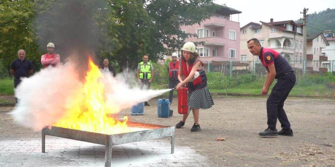 Ordu’da verilen eğitimler sayesinde yangın olayları yüzde 25 azaldı