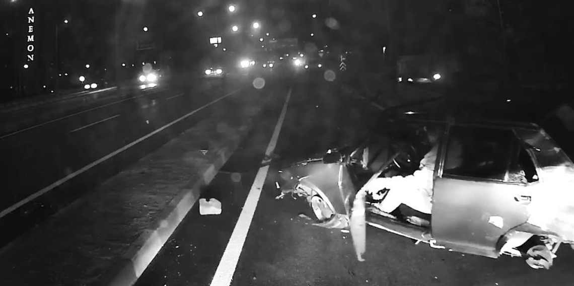 Sokak hayvanına çarpmamak için kaza yaptı: 1 yaralı