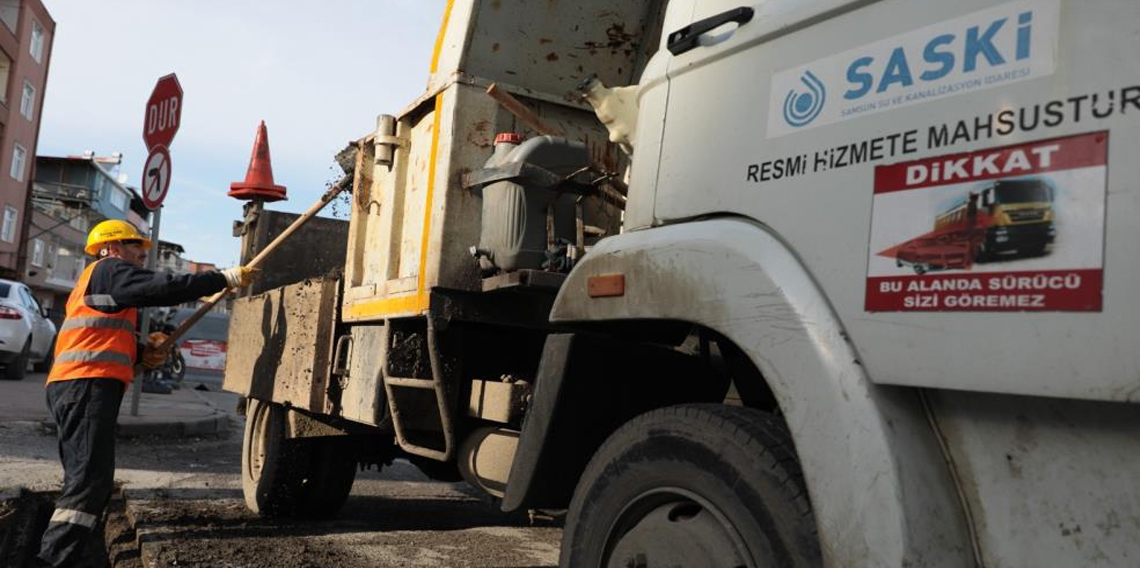 Samsun'da mazgallardan 80 ton atık çıkarıldı