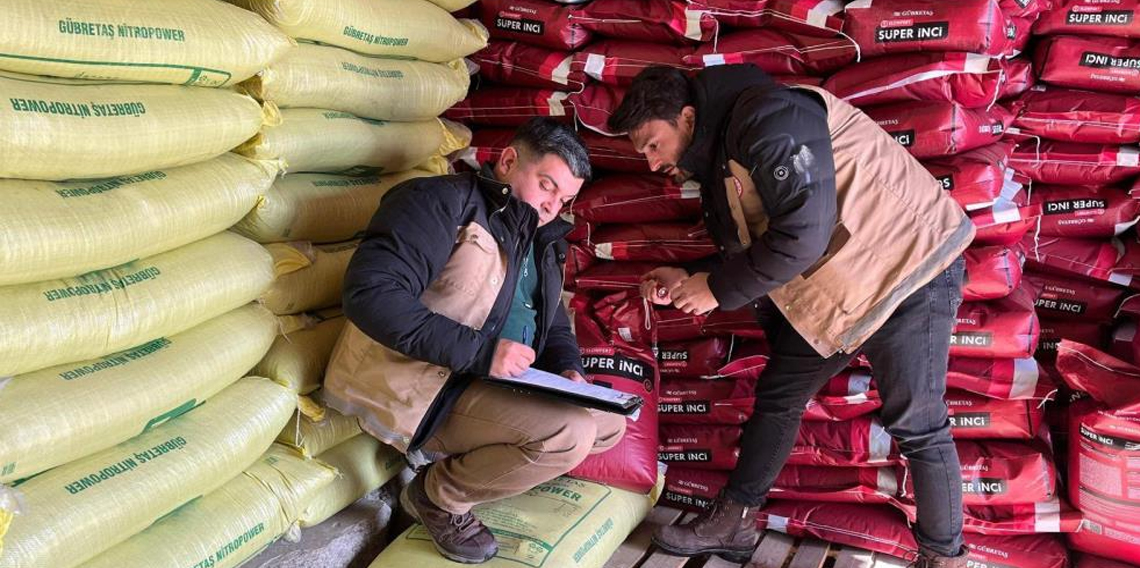 Bayburt'ta gübre denetimleri yapıldı