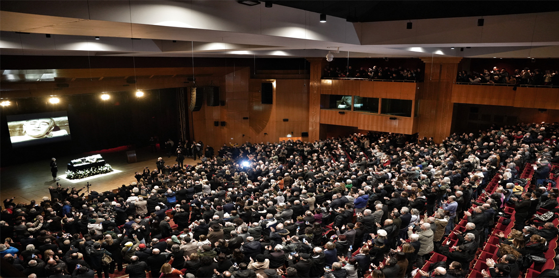 Edip Akbayram için Cemal Reşit Rey Konser Salonu'nda tören düzenlendi