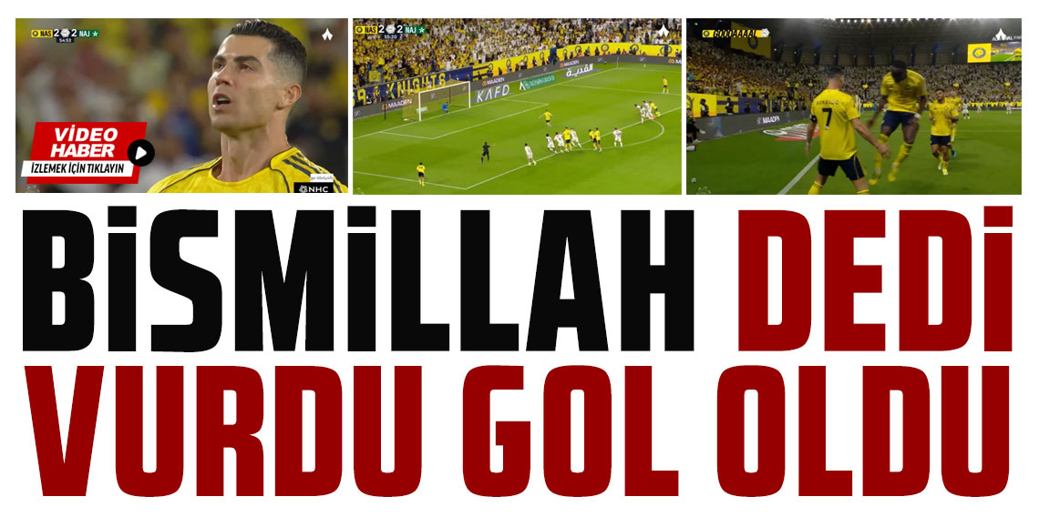 Cristiano Ronaldo'dan Besmele ile penaltı vuruşu