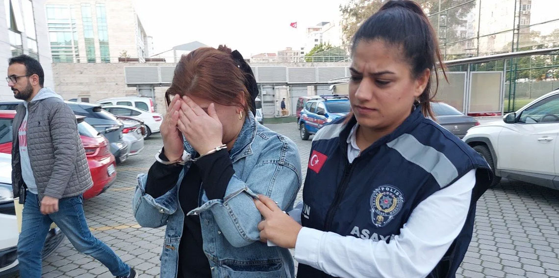 27 suç kaydı bulunan kadın yine hırsızlık yapınca yakalandı