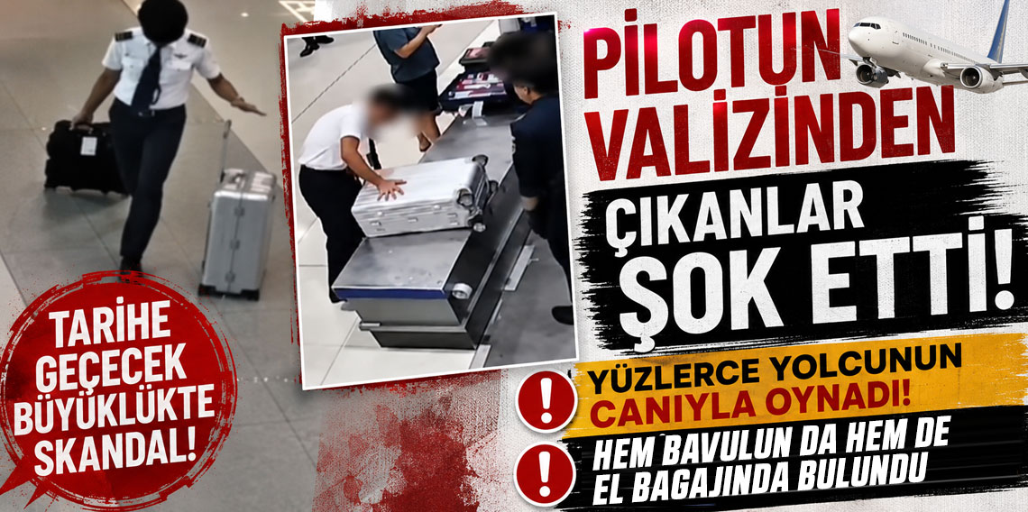 Malezyalı pilot havalimanında paket paket uyuşturucuyla yakalandı!