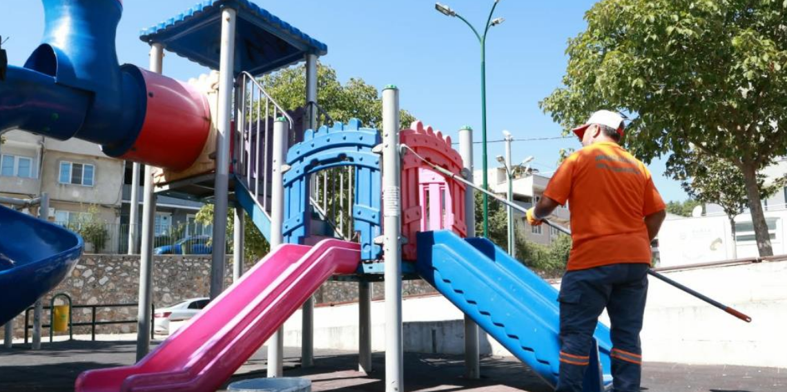 Osmangazi Belediyesi’nden parkları güzelleştiren dokunuş