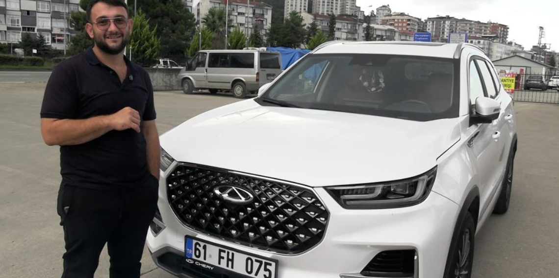 Sıfır aldığı Chery marka otomobil, Rizeli sürücüyü canından bezdirdi