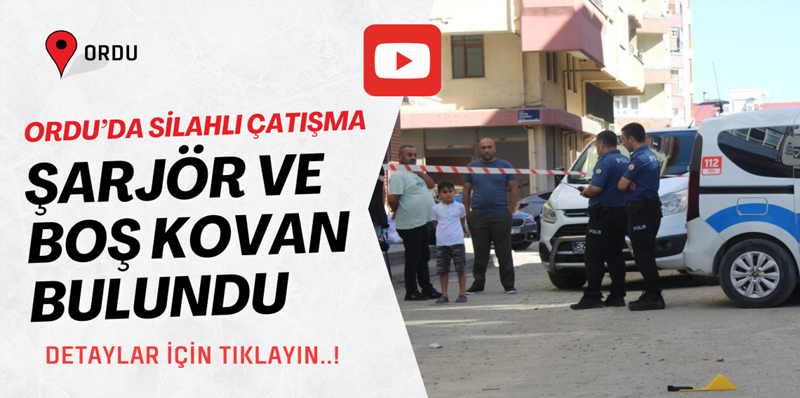 Ordu'da iş yerine silahlı saldırı