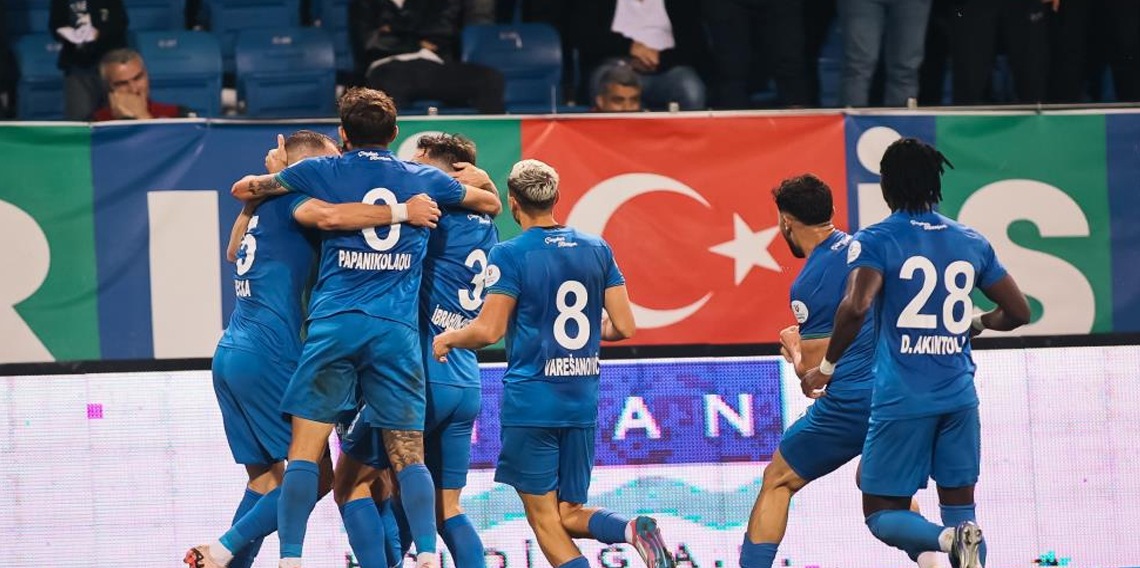 Çaykur Rizespor, 5 hafta sonra gol ile tanıştı