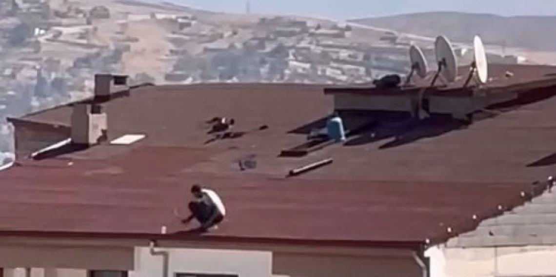Elazığ’da tedbirsiz çalışma yürekleri ağza getirdi