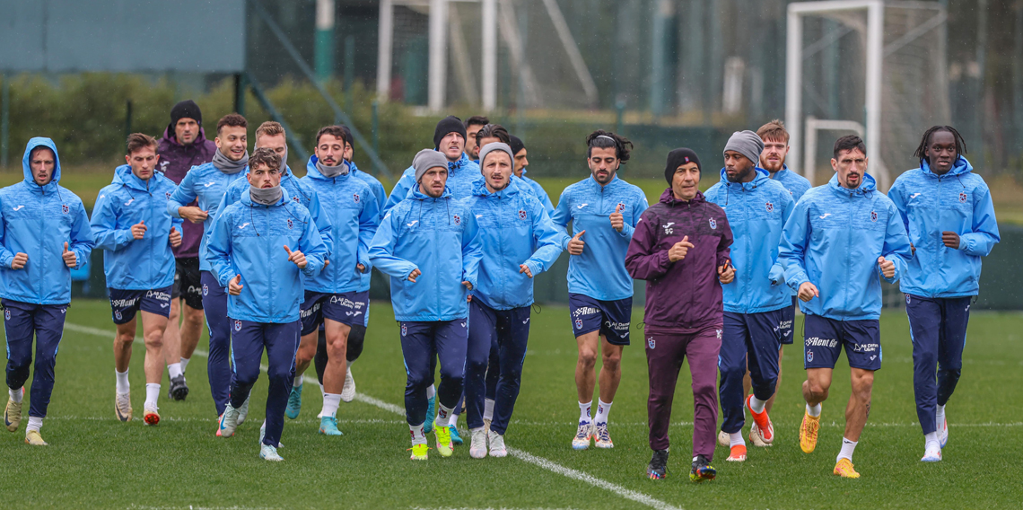 Trabzonspor, Çaykur Rizespor maçı hazırlıklarına devam ediyor