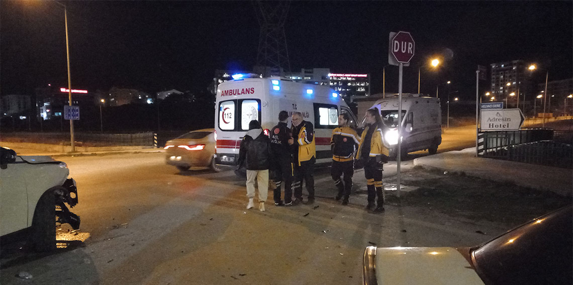 Edirne'de trafik kazası: 2 yaralı