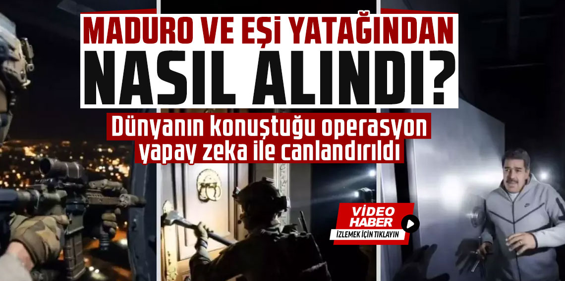 Maduro ve eşi yatağından nasıl alındı? Dünyanın konuştuğu operasyon yapay zeka ile canlandırıldı