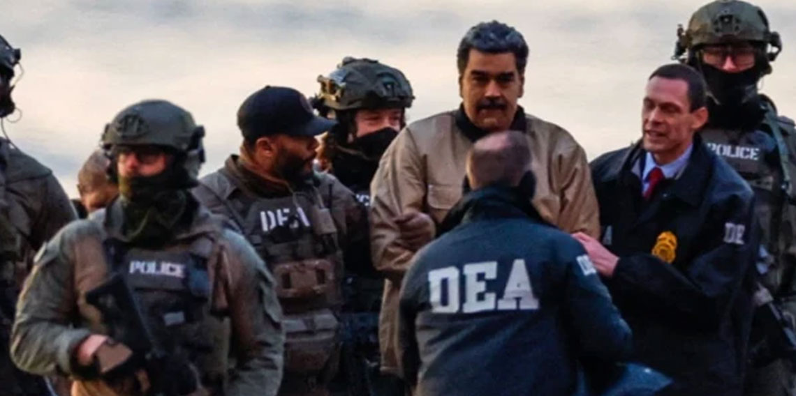 ABD'de Maduro mahkemeye götürüldü! Sekerek yürümesi dikkat çekti