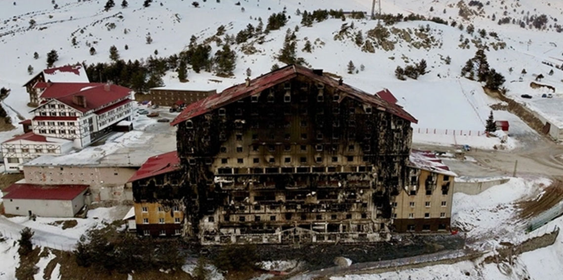 Kartalkaya'daki otel yangını! 2 şüpheli gözaltına alındı