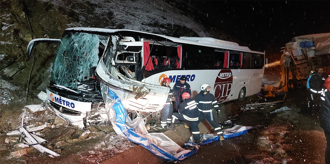 Otobüs kazasındaki yaralı sayısı 21'e çıktı