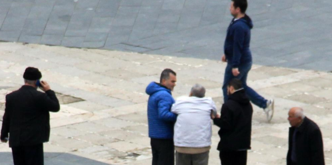Samsun Cumhuriyet Meydanı’nda korku dolu anlar