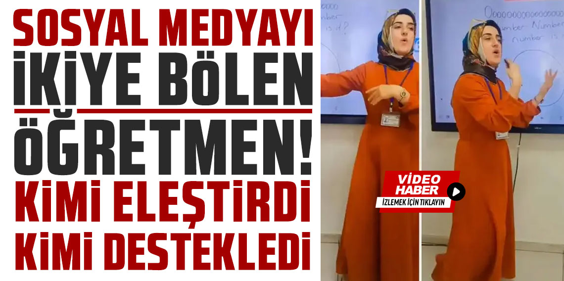 Sosyal medyayı ikiye bölen öğretmen! Kimi eleştirdi, kimi destekledi