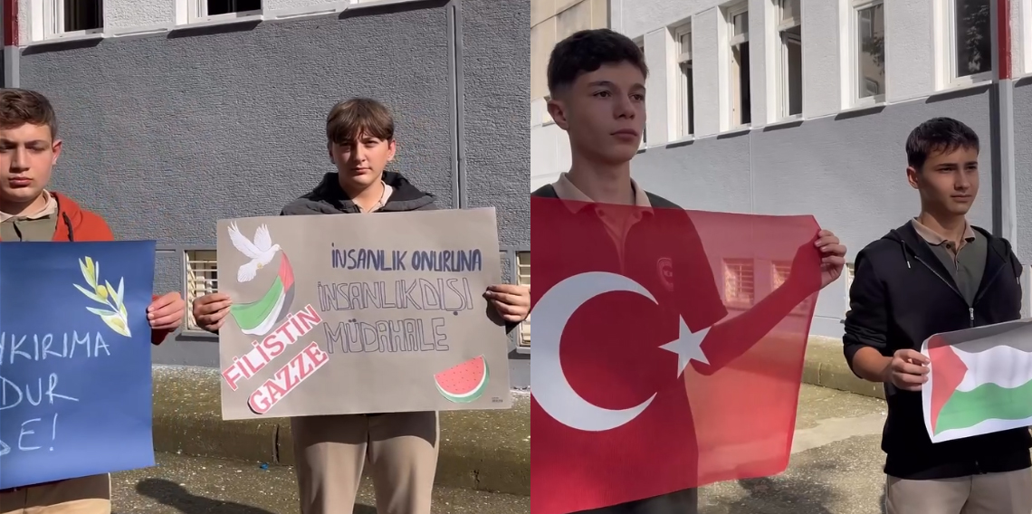 Trabzon'lu Öğrencilerden Sumud Filosuna Destek