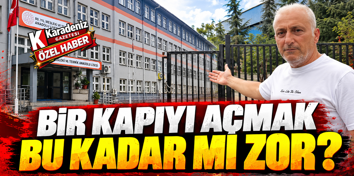 Trabzon’da ‘kapı’ isyanı! Öğrenciler okula ulaşmak için zorluk yaşıyor
