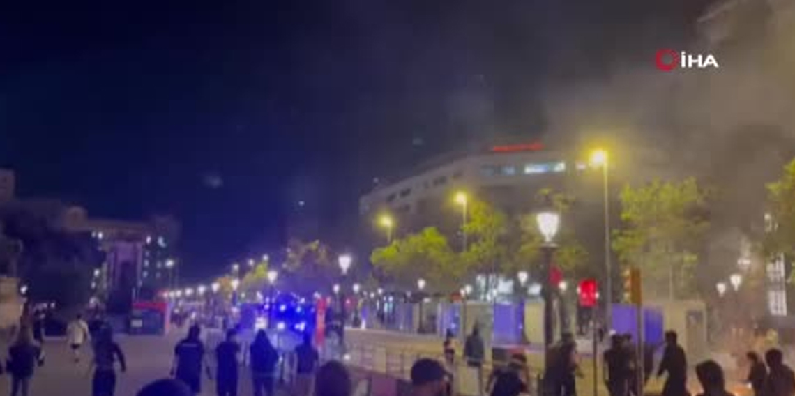 Barcelona'da konut protestosu çatışmaya dönüştü