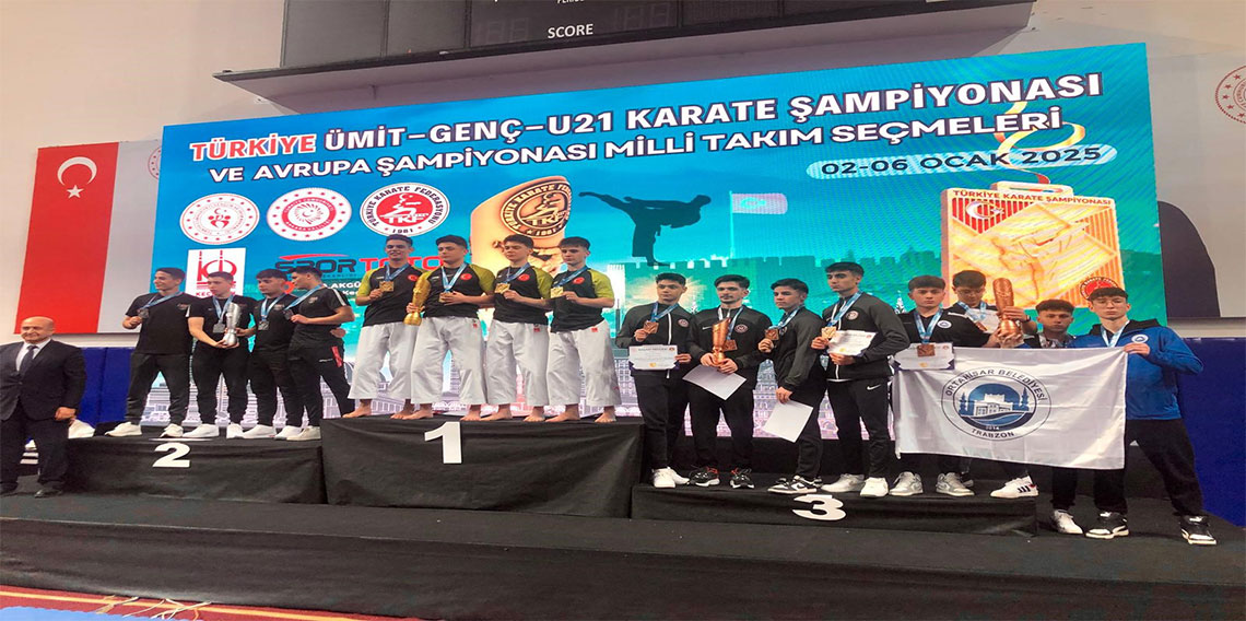 Ortahisar Belediyesi Karate Takımı Ankara’dan 5 bronz madalyayla döndü