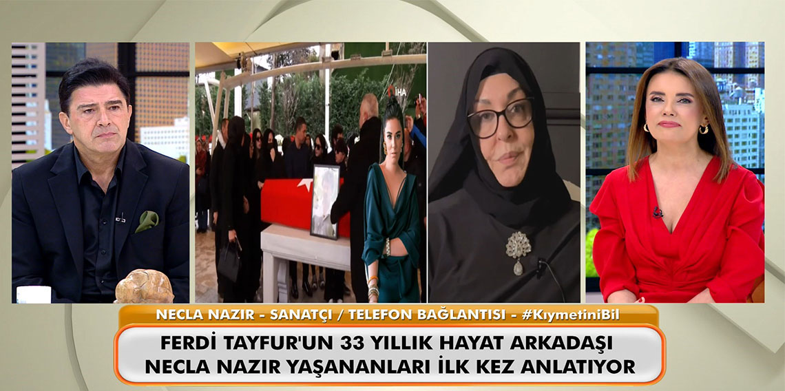 Necla Nazır, Ferdi Tayfur'un cenazesinde yaşanan gerilim hakkında konuştu