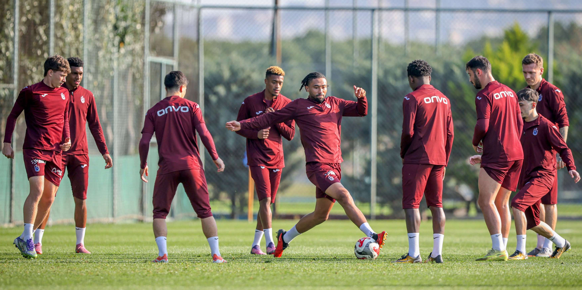 Trabzonspor Göztepe maçı hazırlıklarını tamamladı