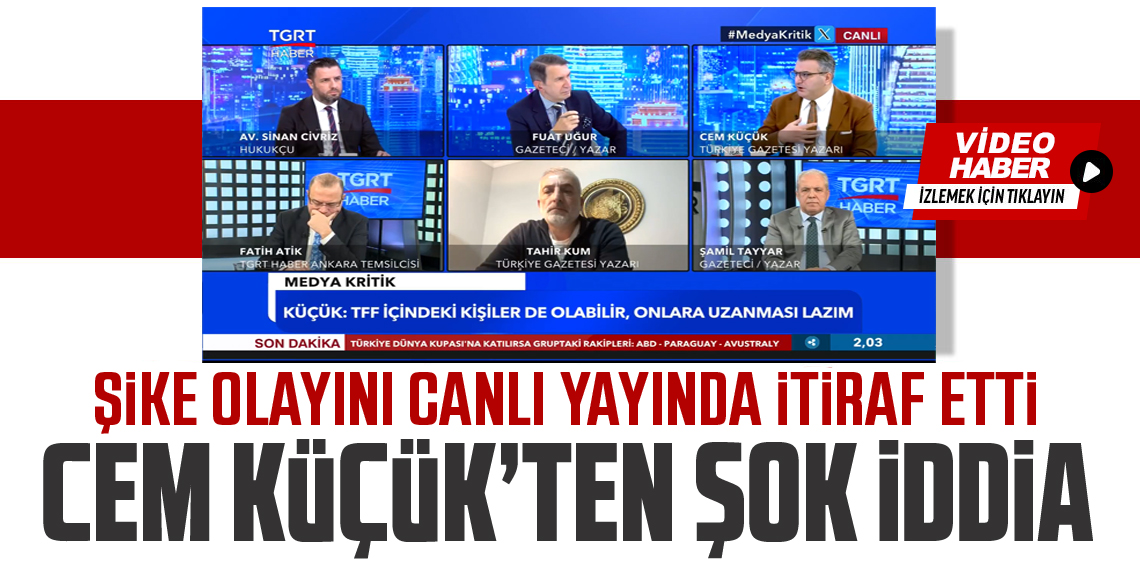 Cem Küçük'den şok şike iddiası