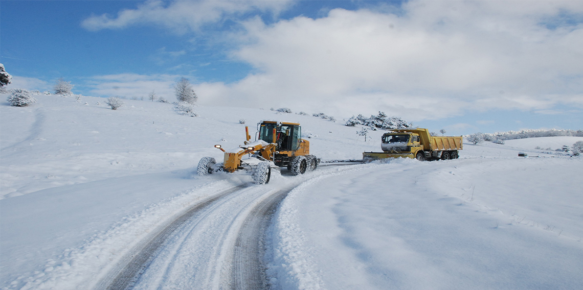 Tokat'ta 108 köy yolu ulaşıma kapalı