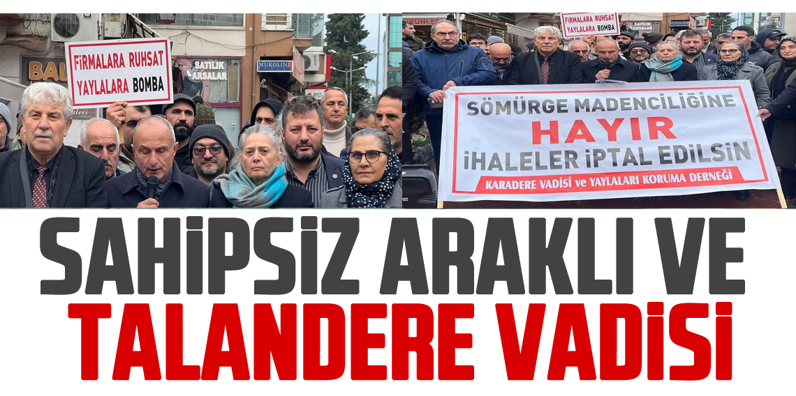 Araklı Vadisi Yok ediliyor!