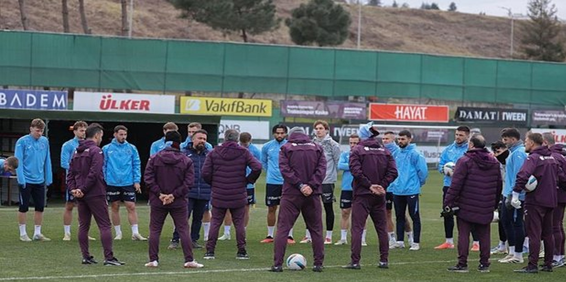 Trabzonspor Atakaş Hatayspor maçının hazırlıklarını sürdürdü