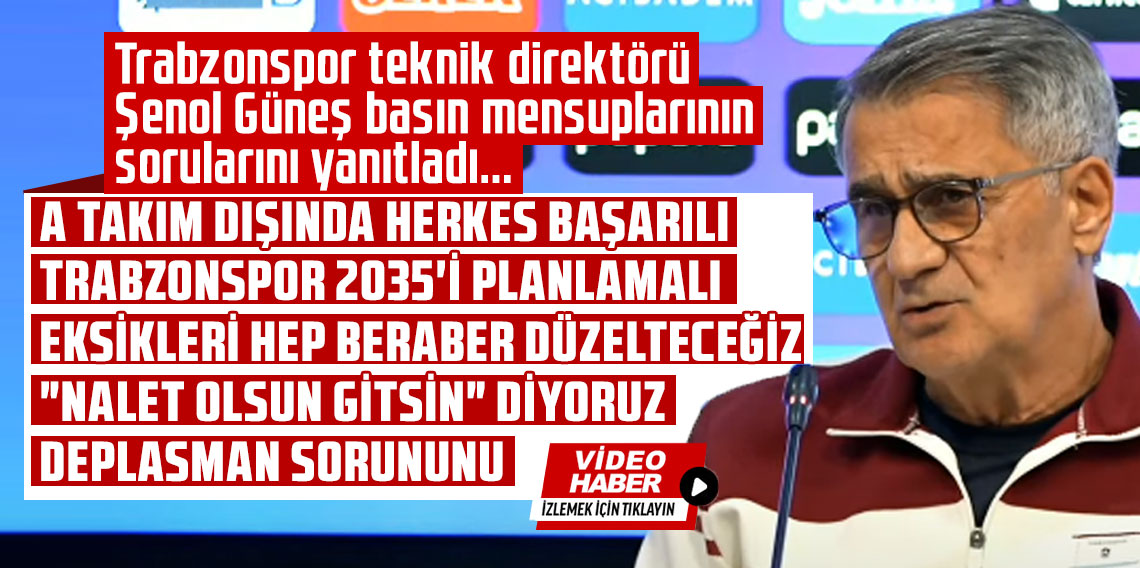 Şenol Güneş: A takım dışında herkes başarılı