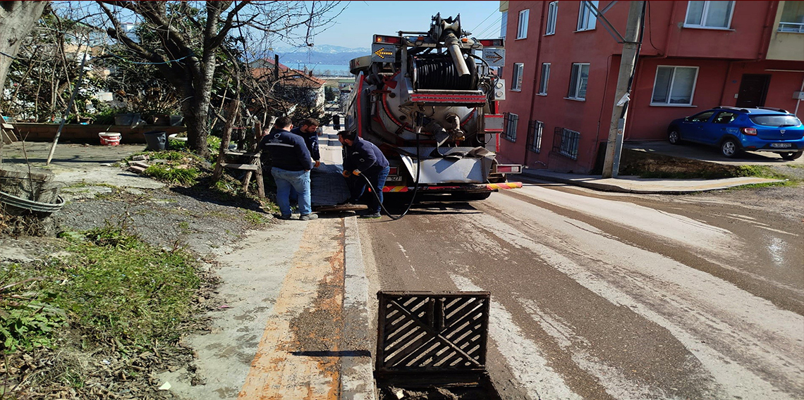 Ordu’da kanal ve yağmur suyu hatları temizleniyor