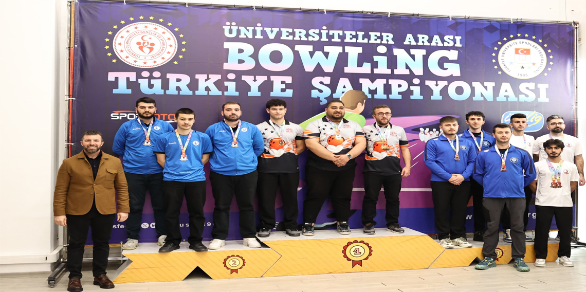 Bayburt Üniversitesi, bowling şampiyonasını 12 madalyayla şampiyon tamamladı