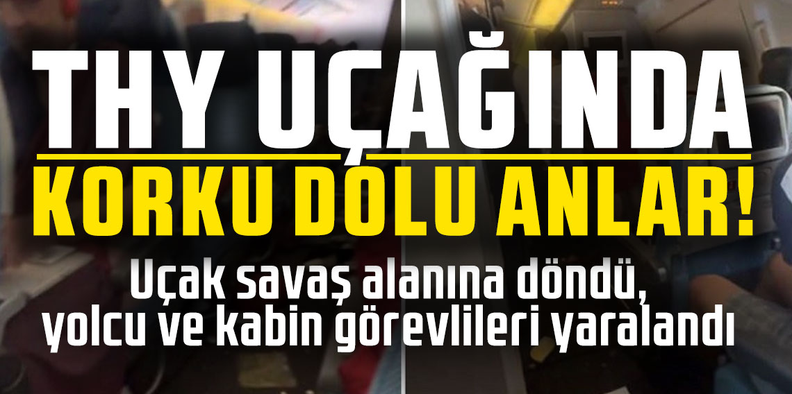 THY uçağında türbülans: 6 yaralı var