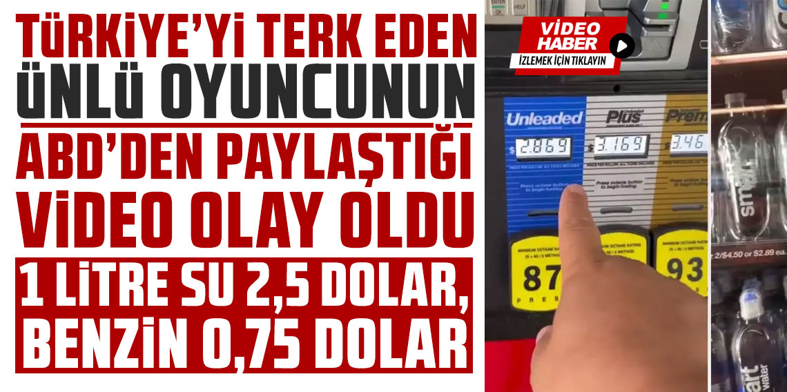 Türkiye'yi terk eden ünlü oyuncunun ABD'den paylaştığı video olay oldu!