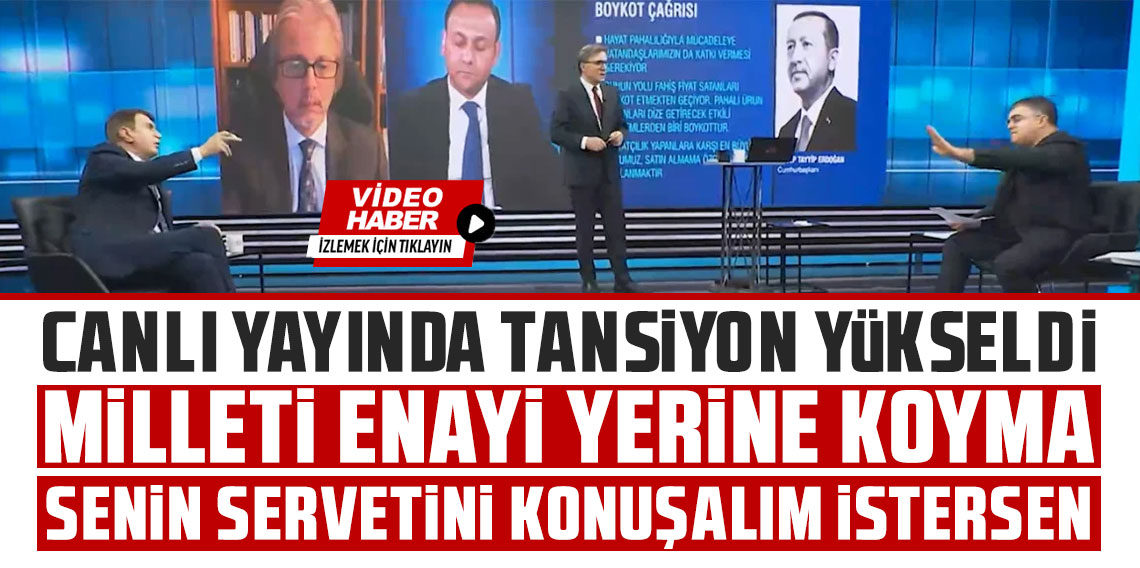 TV100'de Fuat Uğur ve Ersan Şen arasında tartışma