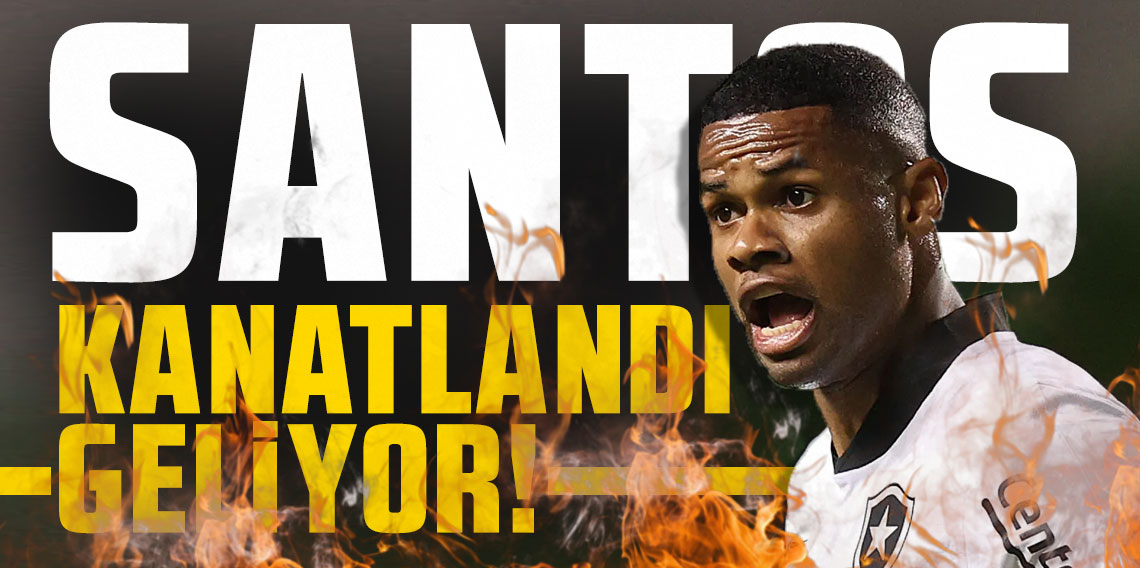 Junior Santos kanatlandı geliyor!