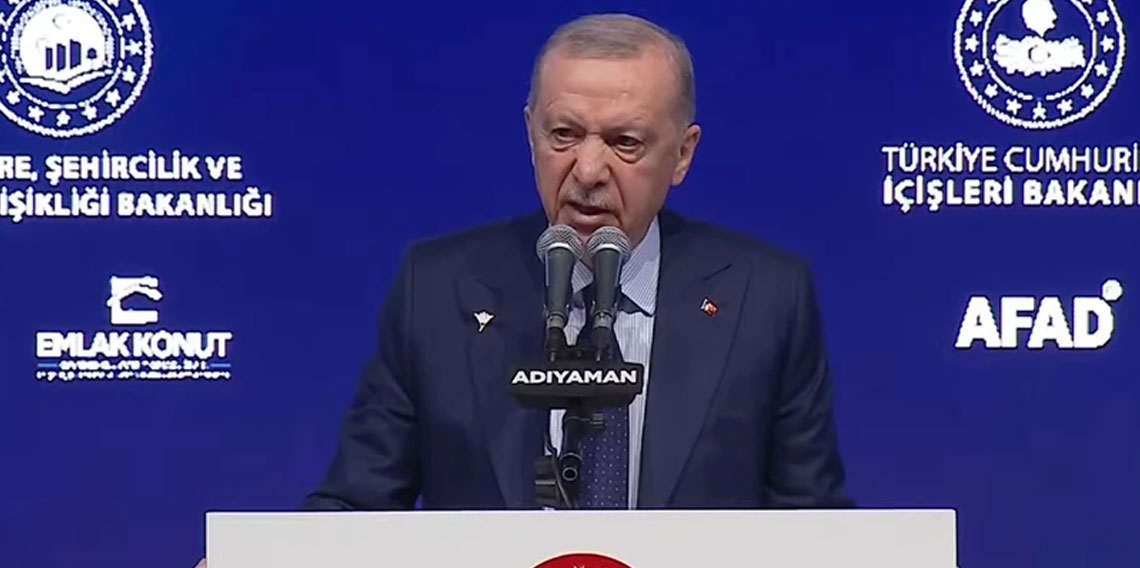 Erdoğan: ''Deprem bölgesine 2.6 trilyon lira yatırım yaptık''