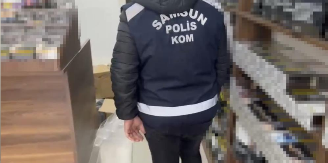 Bafra’da kaçak tütün operasyonu: Binlerce makaron ele geçirildi