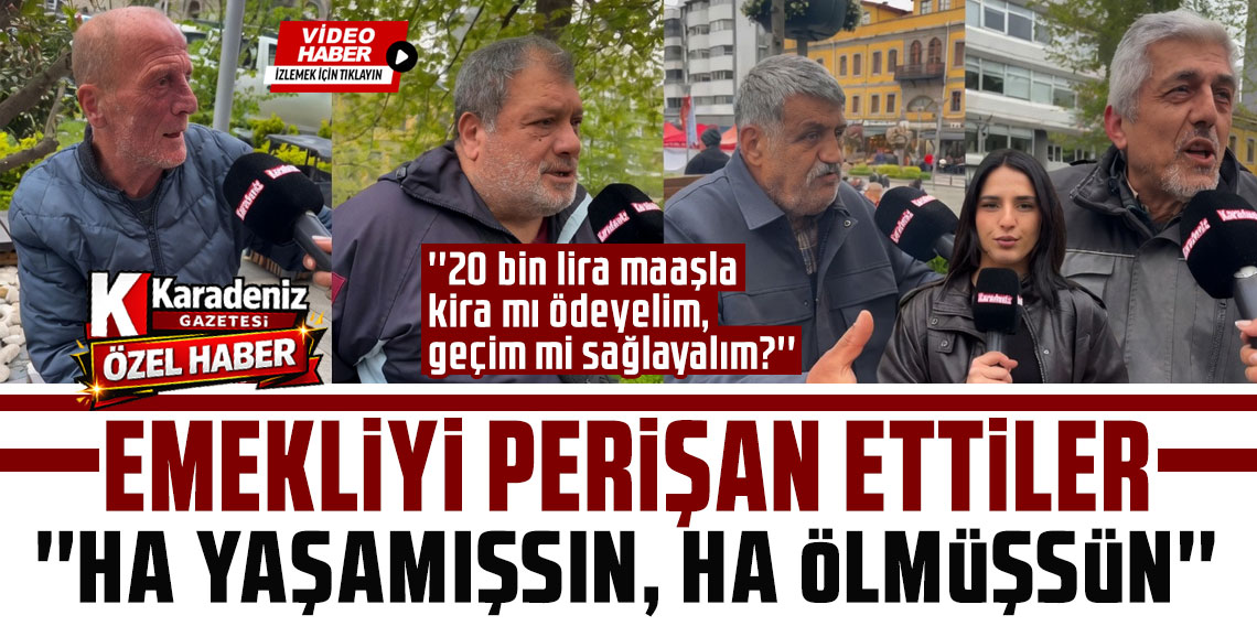 Trabzon’da emeklilerden bayram ikramiyesi tepkisi: ''Ha yaşamışsın, ha ölmüşsün''