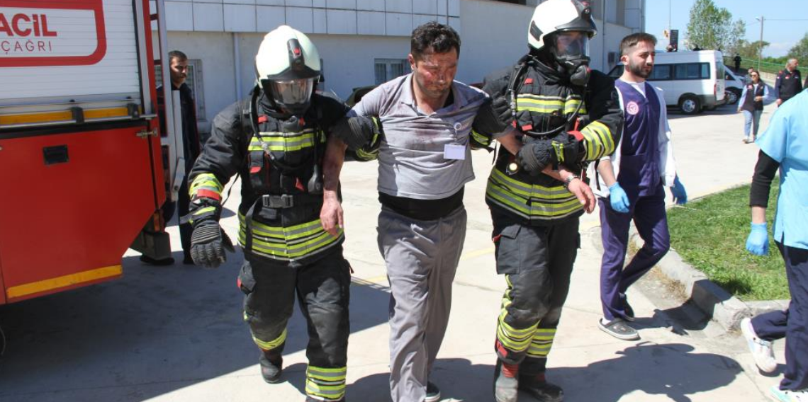 Çarşamba Devlet Hastanesi’nde kapsamlı afet tatbikatı