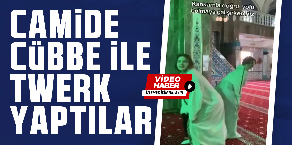 İmam cübbesi giyip, twerk yaptılar