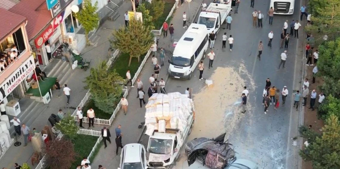 Kaza alanı değil mahşer yeri!